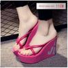Fashion Summer Beautiful Ladies Super High-Heeled Platform Flip-Flops11cm Beach Shoes Wedding Slippers Women Luxury Heels Slippers