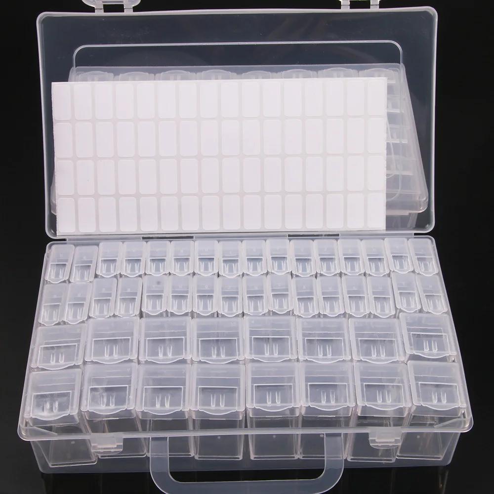 5D DIY Diamond Painting Tools Accessories Storage Box Container Diamond Embroidery Accessories Drill Box Mosaic Container Case