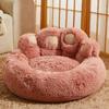 Fluffy Pet Bed Large Pet Products Dogs Beds Small Sofa Baskets Pets Kennel Mat Puppy Cats Supplies Basket Blanket Accessories
