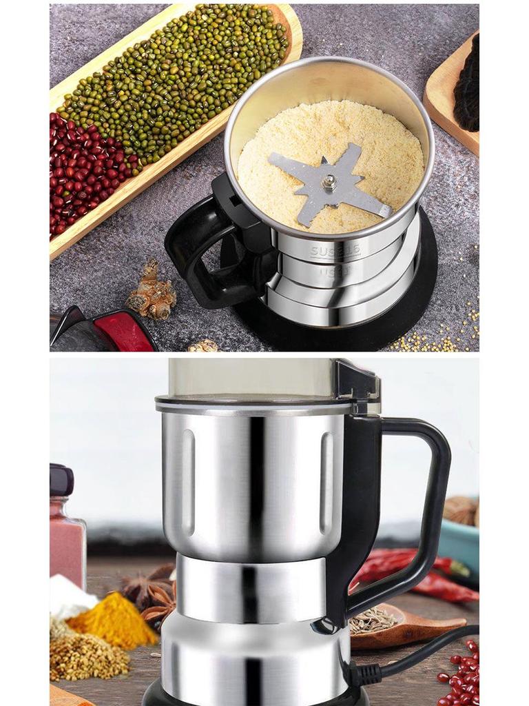 Household Grinder Pulverizer - Small Fine Powder Crusher & Kitchen Food Processor for Grains and Medicinal Materials