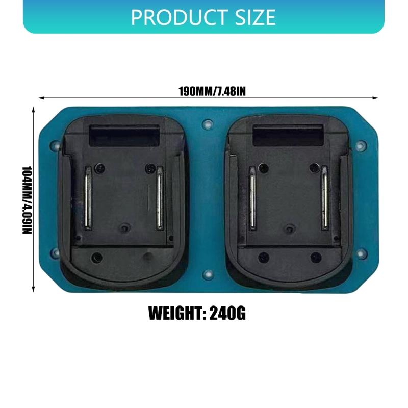 Perfectly Fit Battery Storage Bracket for 18V Power Drills For Improved Stability And Tool Organization