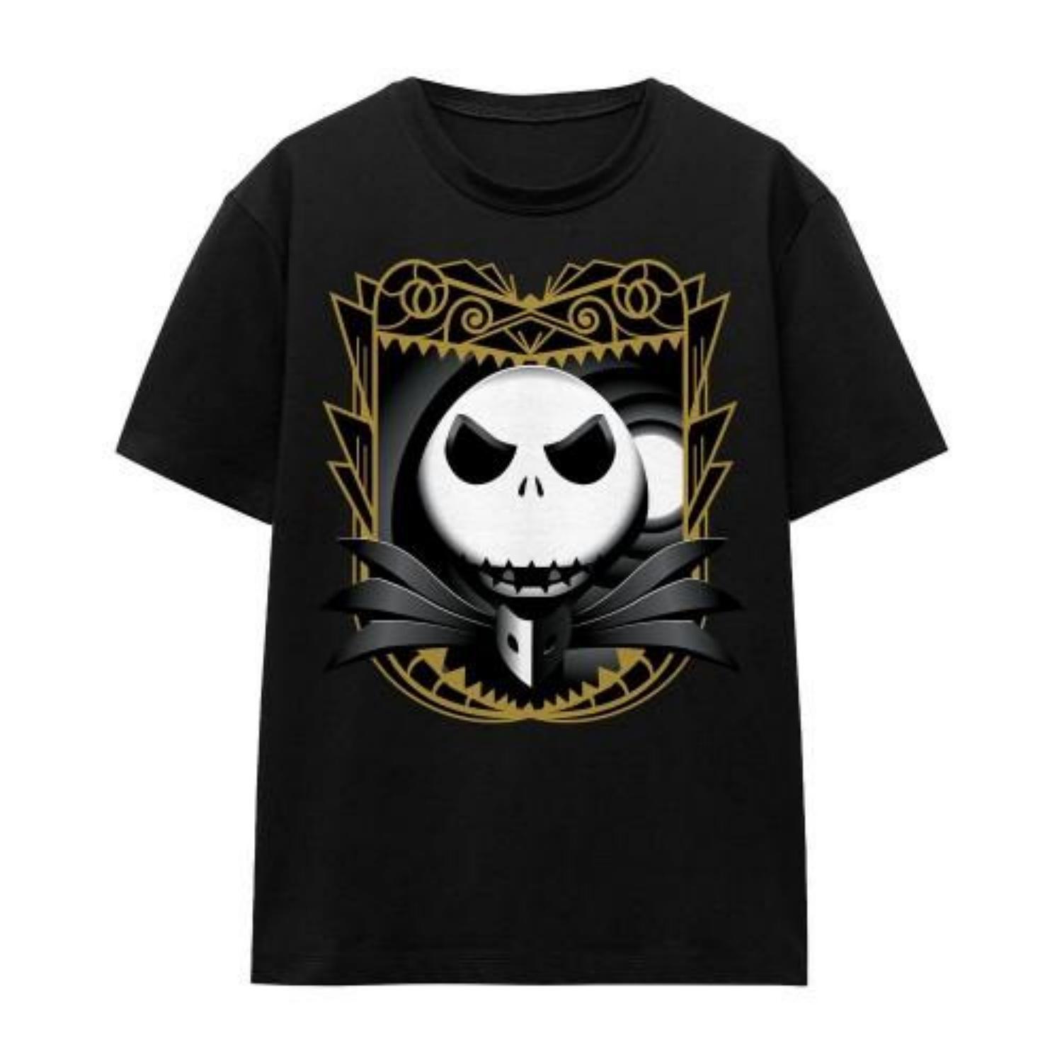 The Nightmare Before Christmas Unisex Adult Jack Skellington Shaded T-Shirt S