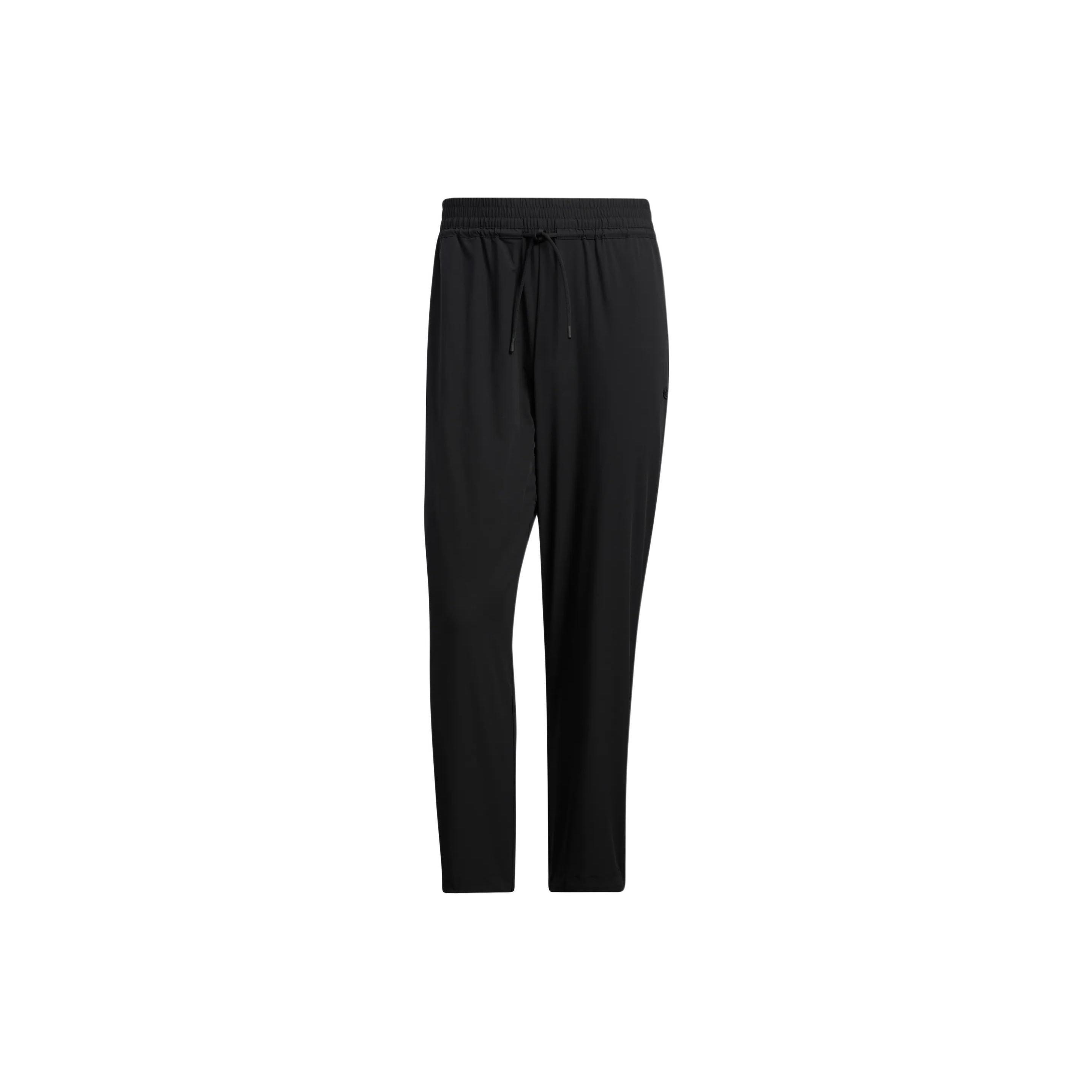 Men s adidas originals Lw Woven Pant Solid Color Drawstring Lacing Sports Pants/Trousers/Joggers Black HM8022 S