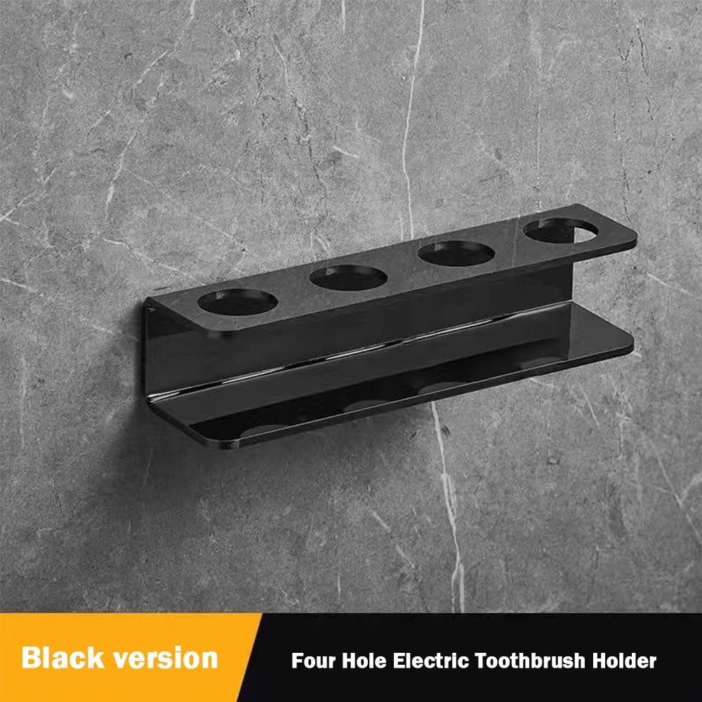 Acrylic Electric Toothbrush Holder 2/3/4 Holes Wall Mounted Toothpaste Storage Rack Toothbrush Stand Bathroom Accessories