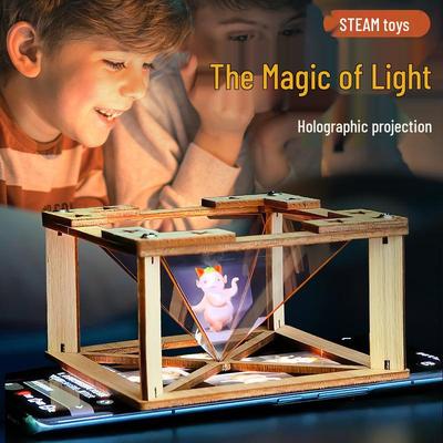 DIY 3D Hologramm Projektor für Studenten: Optisches Wissenschafts-Lernspielzeug