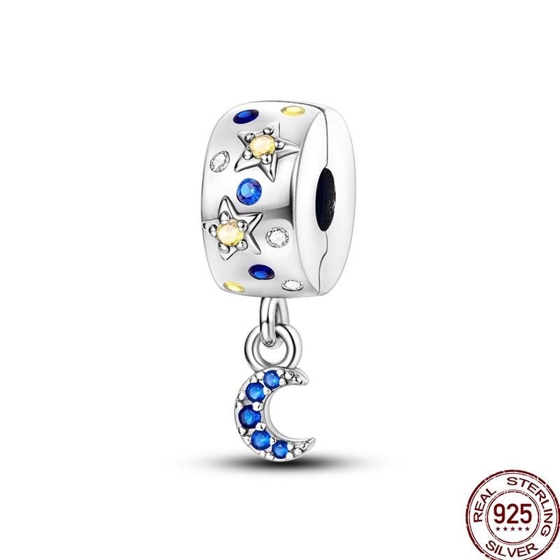 Genuine Copper Clasp Closure Cz Pave Clip Charms Daisy Bead Stopper Safety Chain Accessory Fit 3Mm Bangle Bracelet Fine Jewelry Clip
