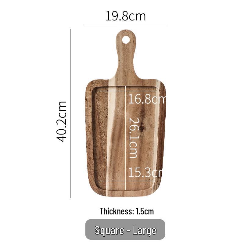 

Japanese Wooden Dinner Plate