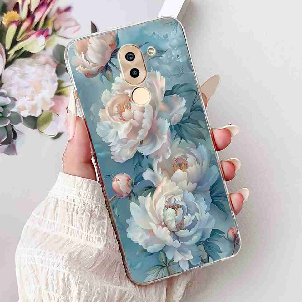 For Huawei Honor 6X BLN-AL10 Case Cute Cartoon Painting Soft Silicone TPU Cover For Honor 6X 6x BLN-L21 5.5" Popular Cats Shell