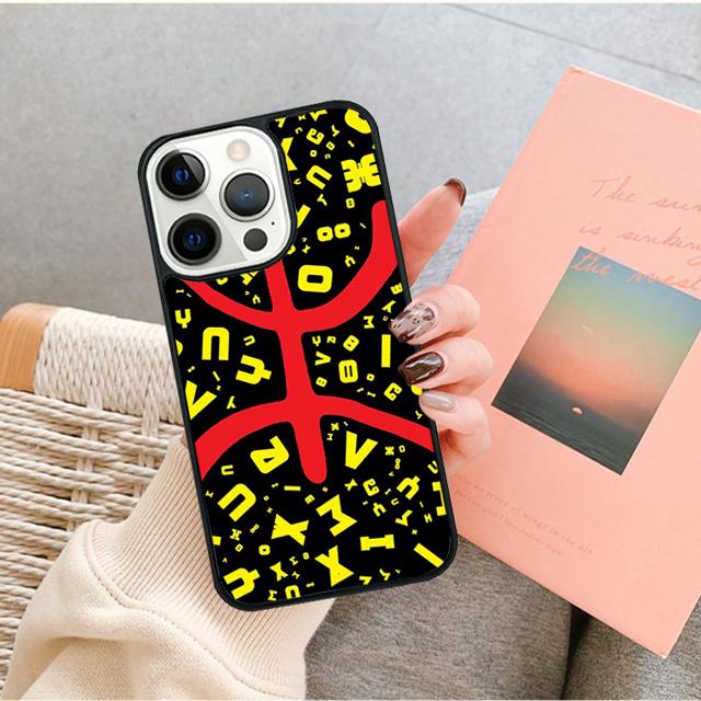 Amazigh Symbol Berber Academy Phone Case for iPhone 17 Air 16 15 14 12 13 PLUS 11 PRO MAX Fundas coque Cover Shell