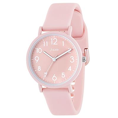 Rubber Band Watch Pastel Color Everyday Waterproof CF2D0006 Pink