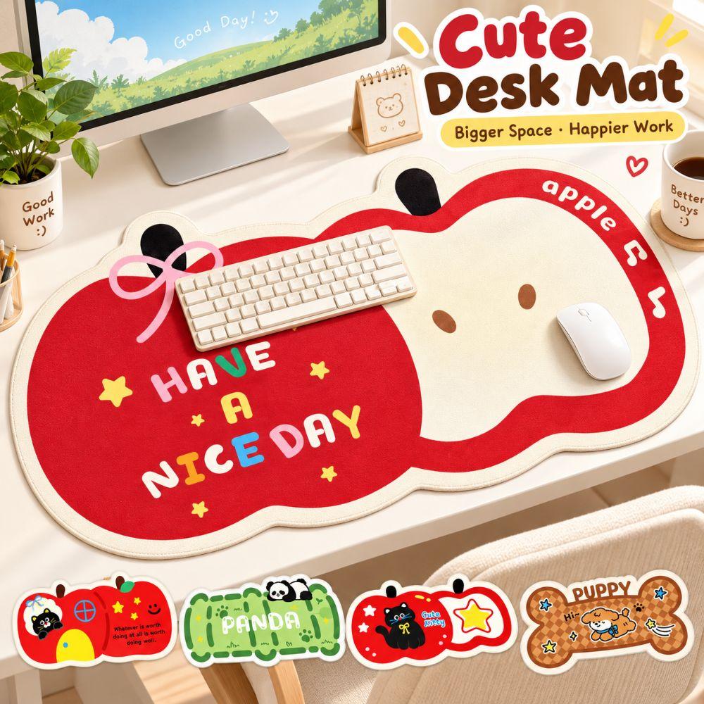 Cartoon Pattern Rubber Mouse Pad Large Size Computer Desk Protector New Keyboard Mice Mat Home