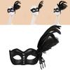 Venetians Mask Eye mask Feather Half Face Mask Eye Mask for Masquerades Proms,Halloween Party,Cosplay,Photo Shoot Gift