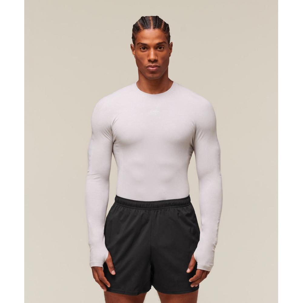 

Gymshark Everywear Warp KniT футболка с длинным рукавом Tame Grey A1c1d Gc3d S