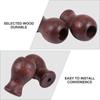 12Pcs Wooden Blind Cord Tassels Knobs Pull Ends for Window Blinds Roman Shades Aluminum Blinds Ceiling Fans Light Decor Wood