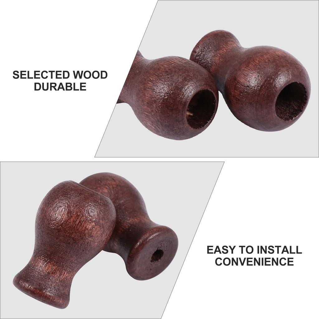 12Pcs Wooden Blind Cord Tassels Knobs Pull Ends for Window Blinds Roman Shades Aluminum Blinds Ceiling Fans Light Decor Wood