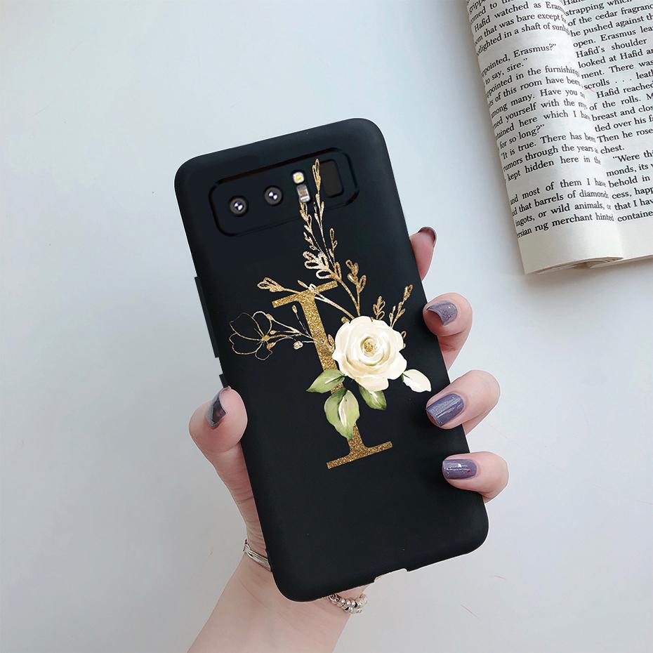 For Samsung Galaxy Note 8 Case SM-N950F Cute Letters Coque Soft Silicone Phone Case For Samsung Note 8 Note8 Cover Fundas Bumper