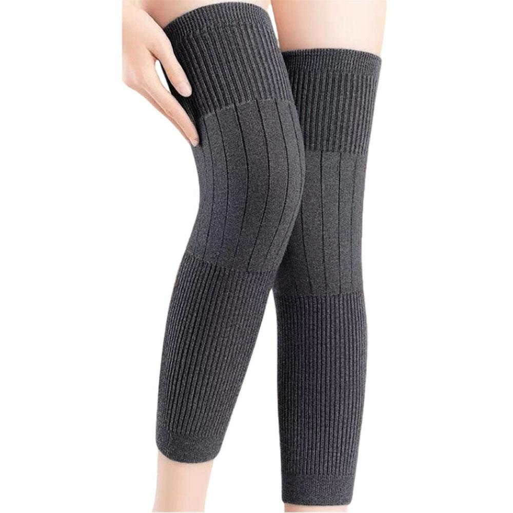 Thicken Cashmere Wool Knee Pads Winter Warm Knee Brace Pads Windproof Coldproof Leg Guard Cold Leg Arthritis Kneepad Unisex