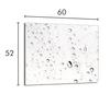 Glass Protective Stovetop Plate 60x52 Drops
