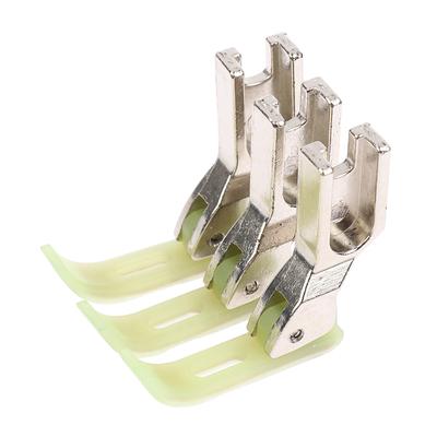 3PCS Plastic 0.3cm Zipper Presser Foot Industrial Single Needle Lockstitch Sewing Machine Accessories Spare Parts Presser Foot