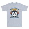 Kinda Cute Kinda Gross Funny Sunset Opossum Vintage Men's Short Sleeve T-Shirt