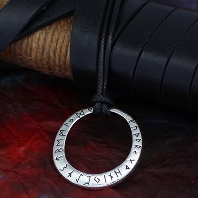 Nowy Viking Odin Rune naszyjnik listowy długi wisiorek dla mężczyzn i kobiet miłośników biżuterii naszyjnik prezent