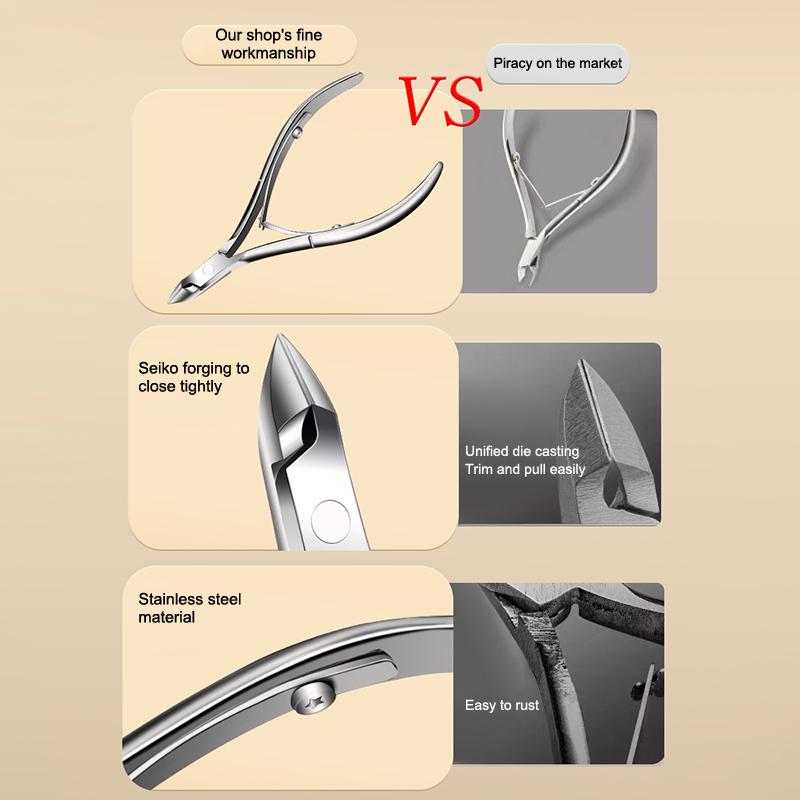 Durable Stainless Steel Cuticle Nipper For Manicure And Pedicure Cuticle Clippers Trimmer Dead Skin Remover Pedicure Stainless