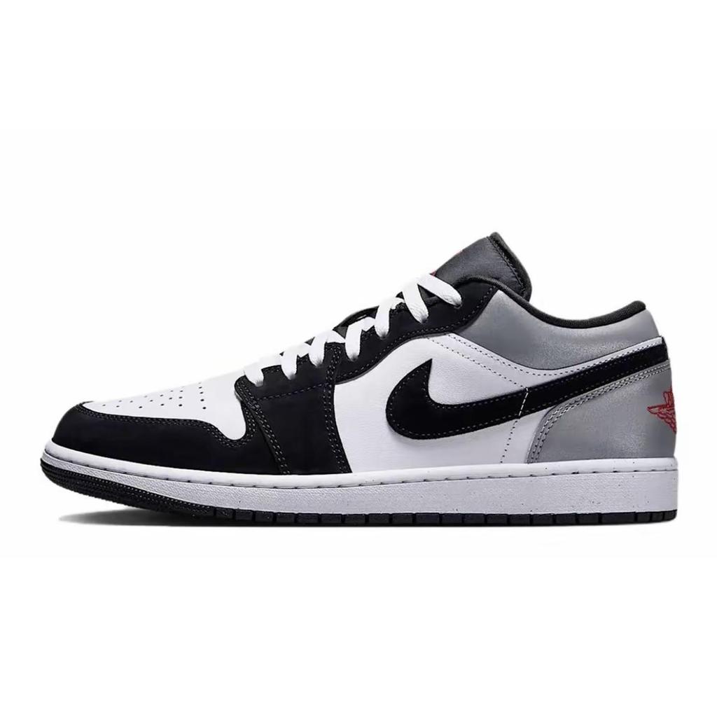 Jordan Air Jordan 1 Pink Leopard Abrasion Resistant Low top Vintage Basketball Shoes Unisex Black Pink HF3148-106(Team701-)