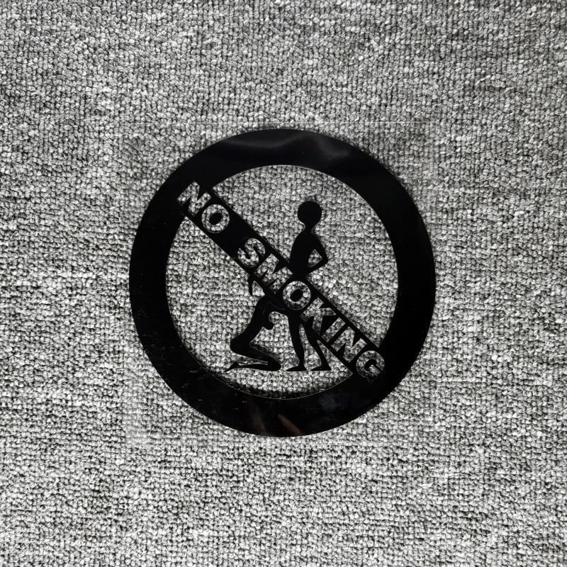 Car Stickers No Smoking Funny Reflective Decoration For Corolla Fuel Tank Cap Auto Windshield Trunk Bumper Motorcycles