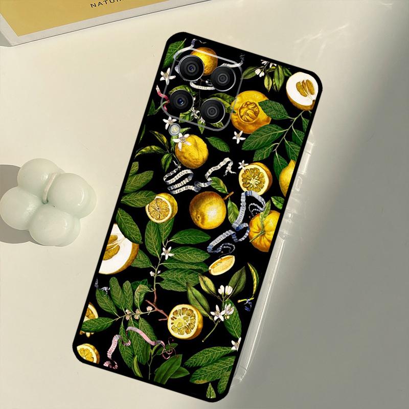 Tropical Summer Fruit Lemon For Samsung Galaxy M54 M21 M33 M53 M13 M12 M32 M52 M11 M31 M35 M55 M15 M14 M34 M06 M16 Case