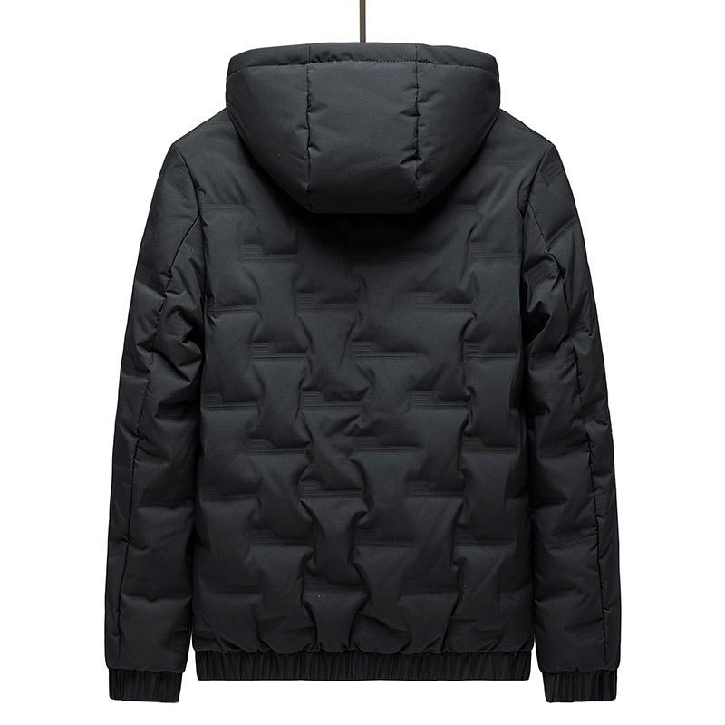 Mens Lightweight Short Down Jacket Teens Plus Size Youth Winter Outerwear With Hood