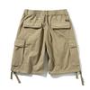 Pantaloncini da Lavoro Uomo Estivi Casual Pantaloni a Cinque Quarti Cotone Puro Larghi Multitasche Pantaloni Versatili