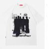 New hip-hop street short-sleeved summer creative bottoming shirt pure cotton T-shirt