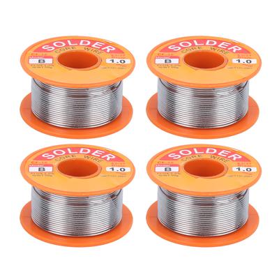 4 Adet Lehim Teli Kalay Flux Lehimleme Kaynak Yüksek Saflık Temizlemeye Gerek Yok Makara 50g 1mm