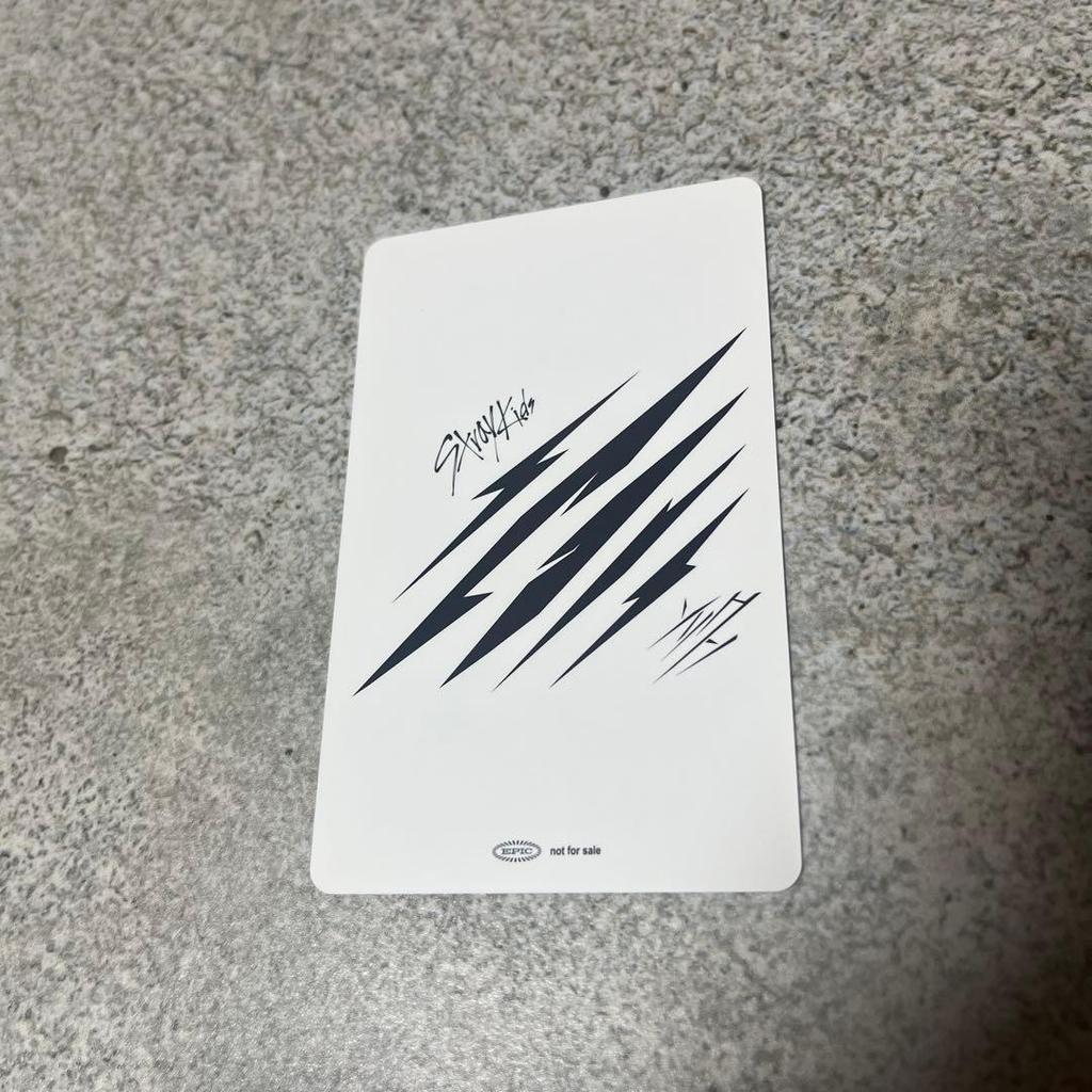 [USED] Stray Kids FC Exclusive Bang Chan and Reno Unit Trading Card