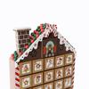 Wooden House Christmas Calendar With 24 Numbered Drawers For Storage Candy Chocolate Jewelry Gifts Holiday Decoration