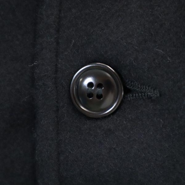 unused Johnbull wool blend Melton Jacket M black Men's Used