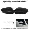 Side Mirror Cover Caps for Volkswagen Golf 6 GTI 7 MK7 R for MK6 Scirocco (Carbon Look) Passat B7 B8 Polo 6R 6C MK5 PLUS