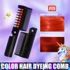 Temporary Hair Color Comb with Foldable Design for Quick Bright Hair Chalk Styling Non Toxic Washable Colorful Hairbrush for Adults Halloween Cosplay