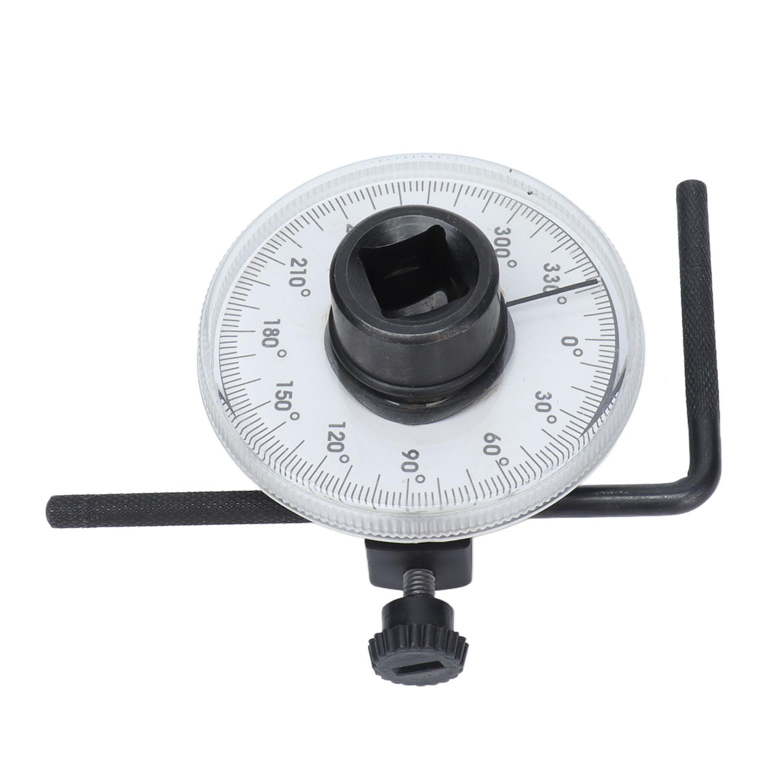 

Drive Angle Gauge Torsion 360 Degree 12in Adjustable Meter Measuring Tool Set Kit