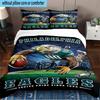 Philadelphia Eagles 3PCS Bedding Set 2D Printing (Includes 1 Duvet Cover + 2 Pillowcases Coreless), Bedroom decor,Fan gift