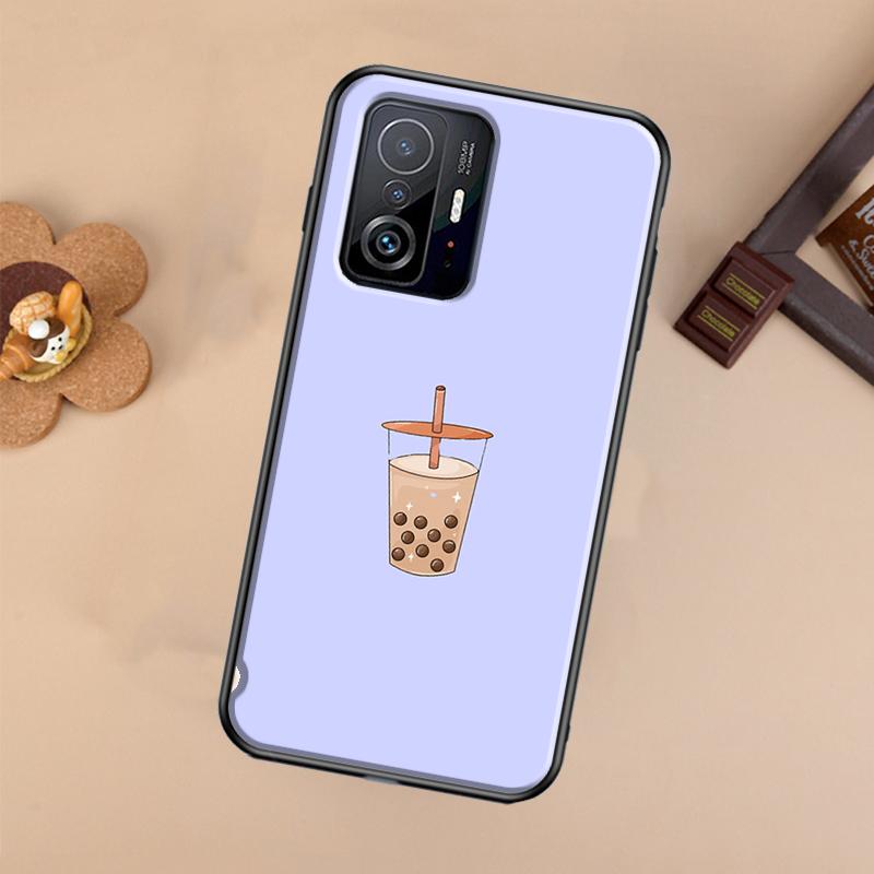 Boba Milk Tea Case For Xiaomi POCO X7 Pro X3 X5 X6 F3 F5 F6 M6 Pro 11T 12T 13T 14T Pro 13 14 Ultra Cover