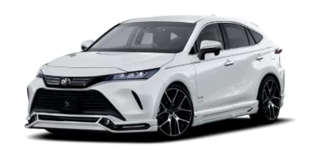 Silk Blaze Aluminum Sport Pedal 1 Set Compatible with Toyota Harrier 2020 November & Footrest, Quantity (3 Pieces), SB-ASP-80HA, MXUA8#/AXUH8# (June