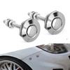 2X Car Bumper Release Quick Push Latch Bonnet Button Hood Pin Lock Clip Silver