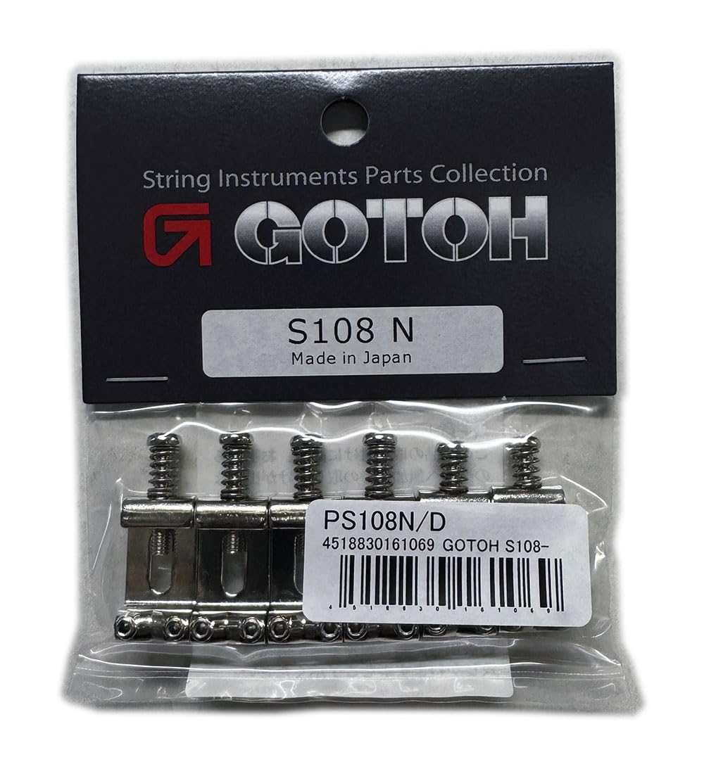 

GOTOH saddle set press pitch nickel 6pcs S108-N 10.8mm PS108N/D
