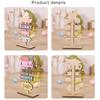 Natural Wood Easters Decoration Bookshelf Display Ornament Easters Charm Decors Suitable for Living Room Dining Table