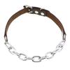 Punk Rock Chain Leather  Choker Women Metal Chocker Buckle Collar Necklace Girls Festival Goth Accessories