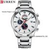 CURREN 8352 Multifunctional Men's Quartz Watch: Waterproof, Six-Needle, Calendar-Equipped Business Watch.