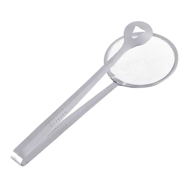 

Кухонные гаджеты Фильтр-ложка-зажим Дуршлаг из нержавеющей стали Фильтр для жарки Масляный фильтр для жарки Зажим для еды для жарки Бытовые инструменты Принадлежности A