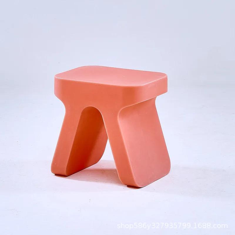 Entry Door Shoe Stool Colourful Plastic Children's Chair Portable Bathroom Outdoor Balcony Waterproof Small Seat Home