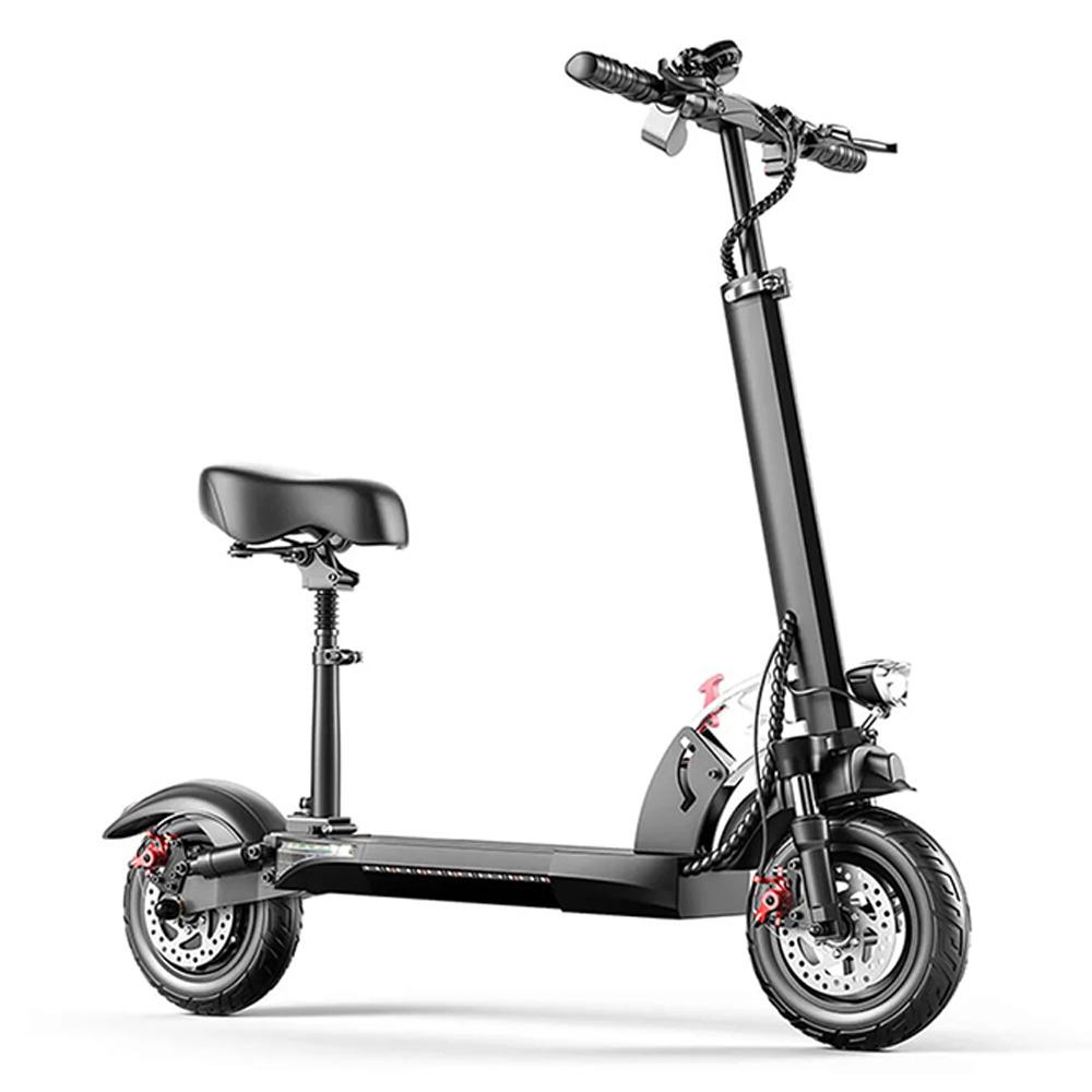 Emoko HVD-3 Foldable Electric Scooter for Adults 800W 48V15Ah City E-Scooter, Disc Brakes, Full Suspension, 10" Off-Road E-Scooter with Seat